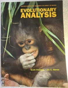 EVOLUTIONARY ANALYSIS Custom Edition For UH-Manoa by Scott Freeman & Jon Herron - Bild 1 von 6