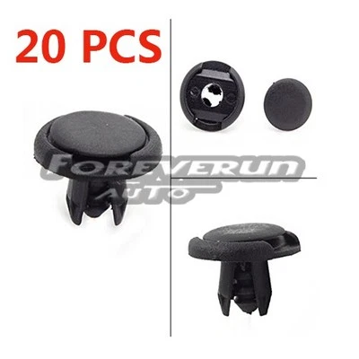 20 Pcs 8mm Push Type Nylon Clip Fender Liner Retainer Fastener For Honda Acura - Image 1 of 4