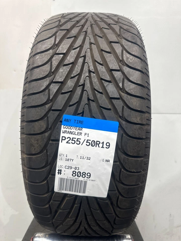 1 Used  Goodyear Wrangler F1 P255/50R19 2555019 255/50/19 107 Y - 11/32 Foto 1 de 4
