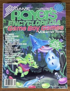 GAME PLAYER'S ENCYCLOPEDIA OF GAME BOY GAMES 1990 Vol 2 MARIO DOUBLE DRAGON - Picture 1 of 5