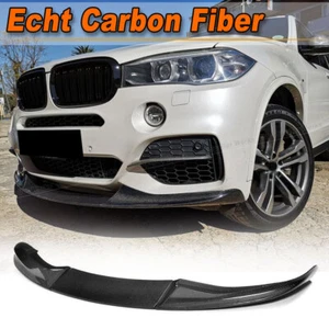 Labio delantero de carbono divisor labio alerón delantero se adapta a BMW X5 F15 paquete M 14-18 - Imagen 1 de 12