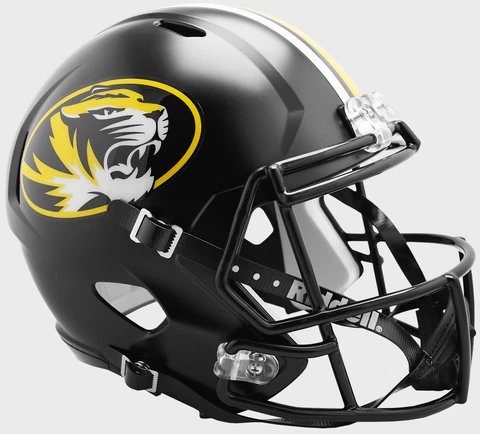 MISSOURI TIGERS NCAA Riddell SPEED Full Size Replica Football Helmet Cover