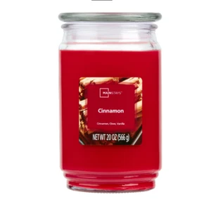 Mainstays Cinnamon Single Wick Jar Candle, 20 Oz NEW FREE SHIPPING (US) - Picture 1 of 7