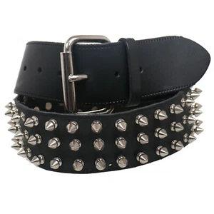 Nieten Spike Jeans Ledergürtel 51 mm - Bild 1 von 4