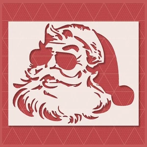 Santa Claus Stencil – Christmas, Holiday, Festive, Santa, Winter, Kids Decor - Picture 1 of 5