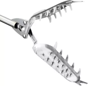 FTH Premium Stainless Steel Grabber Reacher Pickup Tool Heavy Duty Trash Picker - Picture 1 of 7