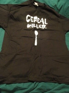 T Shirt Cereal Killer Adult XL 100% Cotton - Picture 1 of 3