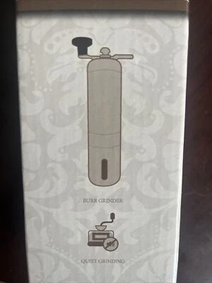 Cafetera de mano circular acero inoxidable hogar Foto 1 de 4