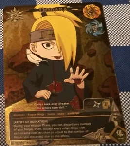 Lámina de Tarjeta Naruto CCG TCG Deidara Promo Inglés Casi Como Nueva/Como Nueva - Imagen 1 de 2