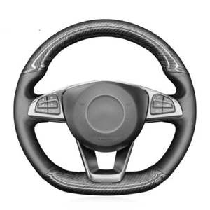 For Benz W205 AMG 43 45 C218 W213 C253 W166 W222 R172 Car Steering Wheel Cover - Picture 1 of 19