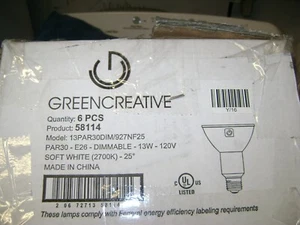 Green Creative Par 30 Dimmable 13 watt lamps - Picture 1 of 2