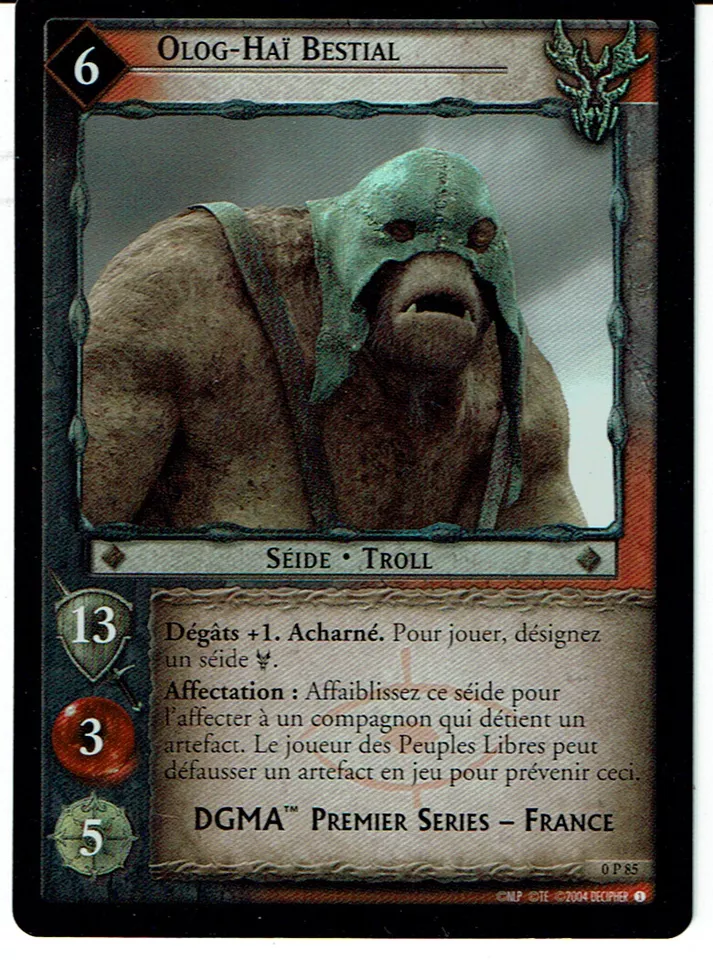 LORD OF THE RINGS TCG / CCG PROMO 0P85 OLOG-HAI BESTIAL (foil) - Image 1 of 1