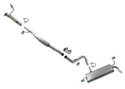 Y Pipe Exhaust Middle Resonator & Muffler For Jeep Wrangler 2012-2015 4 Doors - Image 1 of 4