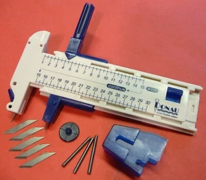 PROFI Kreisschneider / Kreiszeichner / Rundschneider / Zirkel + 5 Klingen   MS08 - Bild 1 von 9