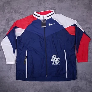 NIKE Sportswear BRS Windrunner Blue Ribbon Jacket Mens Size 2XL Blue Red White - Picture 1 of 8