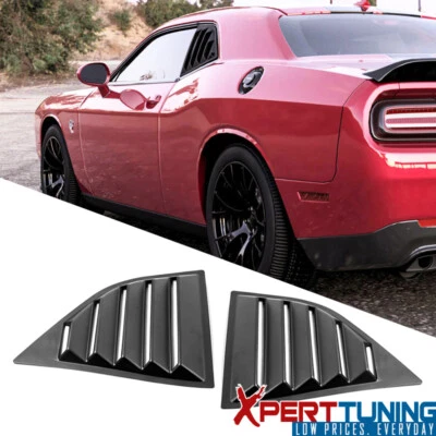 Fits 08-23 Dodge Challenger XE V2 Style Window Scoops Louver Vent Foto 1 de 4