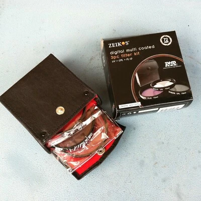 Zeikos ZE-FLK72 3pc Ultra Slim Multi Coated Filter Kit 72mm , 34 - Image 1 of 4