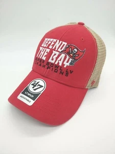 Tampa Bay Buccaneers Super Bowl LV Champions red MVP Hat snapback '47 Brand new - Picture 1 of 5