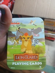 The Lion Guard Playing Cards Disney Junior Lion King New and Sealed in Tin - Picture 1 of 11