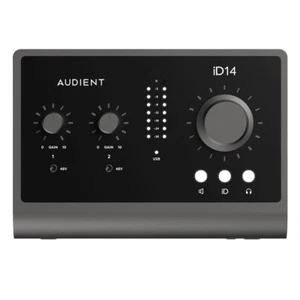 Audient iD14 MKII 10-In 6-Out USB-C Audio Interface, 2 Audient Console Mic Pres - Picture 1 of 3