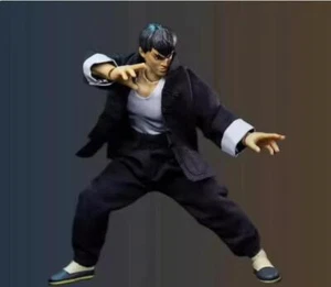 1/12 Kung Fu Outfit Clothes Costume For Jada Toys Street Fighter Fei Long Figure - Picture 1 of 16