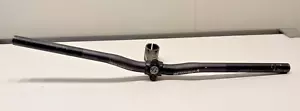 Vintage 1990s Bontrager Crowbar 625mm Aluminum Riser Handlebar 100mm Stem - Picture 1 of 6