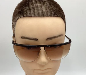 Vintage Original 1980s Oversize Amber Corning Men's Sunglasses 3148S NOS NEW - Picture 1 of 13