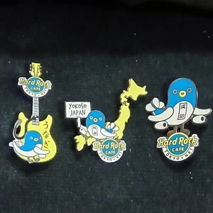 [juego completo] Juego de 3 pines Hard Rock Café NARITA AIRPORT Mascota (limitado 200 cada uno) - Imagen 1 de 7