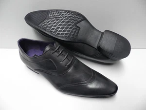 Chaussures de ville gris HOMME taille 41 costume mariage cérémonie #ELG-030 NEUF - Imagen 1 de 8