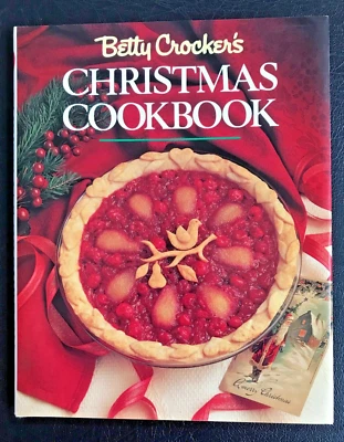 Betty Crocker 1st Edition Christmas Cookbook Hardcover Dustjacket 192 Pages - Image 1 of 2