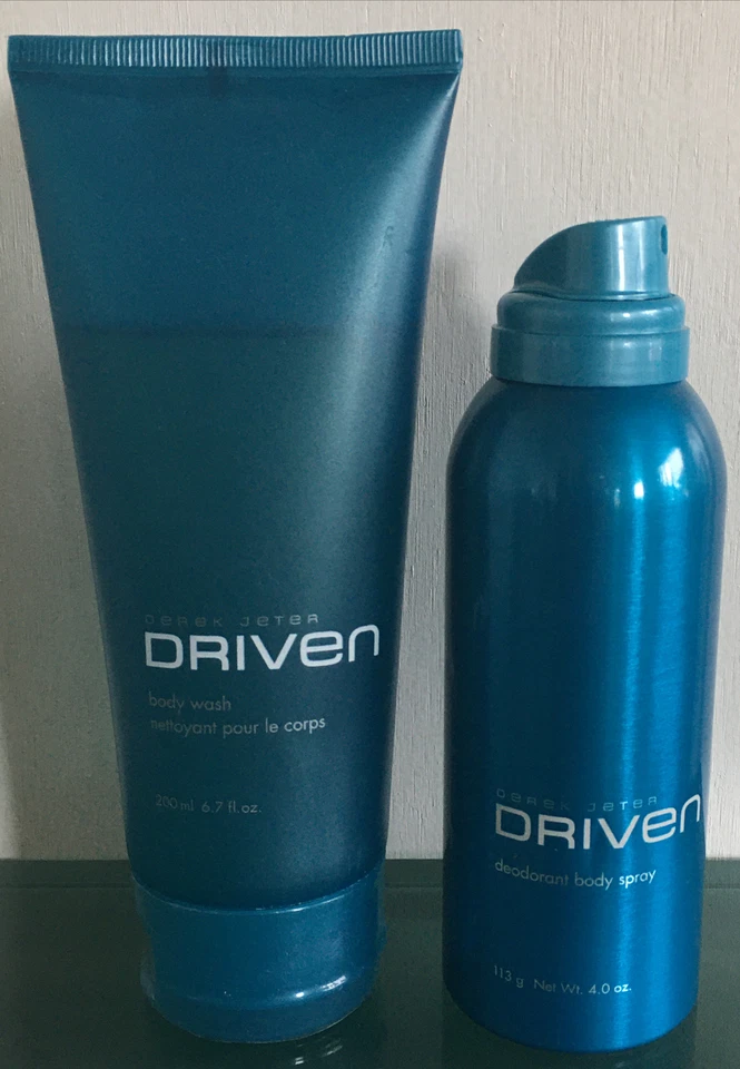 Jabón corporal Avon Derek Jeter DRIVEN 6,7 fl. Oz. & Body Spray 4 OZ Foto 1 de 3