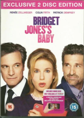 Bridget Jones's Baby DVD Romance (2017) Patrick Dempsey Free Royal Mail Delivery - Image 1 of 4
