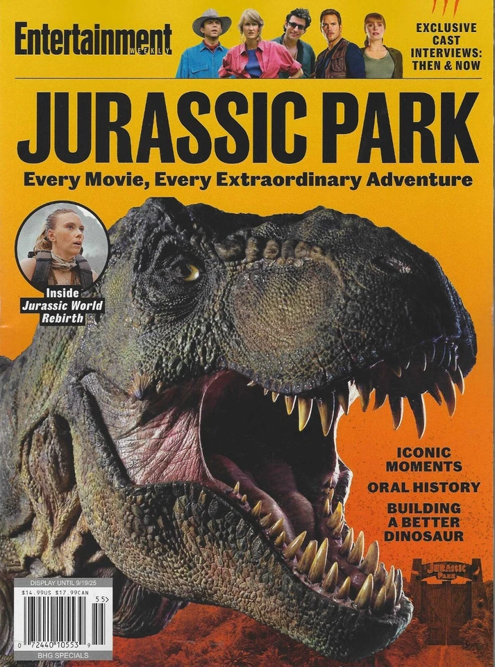 Entertainment Weekly: Jurassic Park 2025 Inside Jurassic World Rebirth - Image 1 of 1