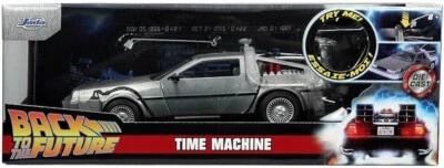 Jada 1/24 Scale Back to the future 1 Time Machine W/Lights 32911 - Image 1 of 4