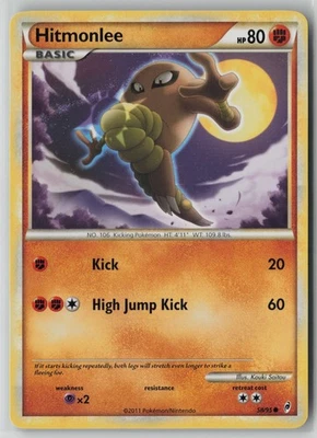 Hitmonlee 58/95 Pokemon TCG Call of Legends Common Card Moderately Played (MP) 1 - Image 1 of 2