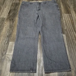 Duluth Trading Men's Gray Thick Canvas Relaxed Pants Workwear Outdoors - Picture 1 of 14