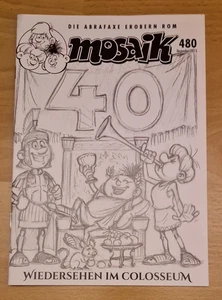 Mosaik Abrafaxe Variant Heft 480 schwarz-weiß zum TdoT 2015 - Bild 1 von 3