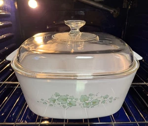 Corning Ware Callaway Ivy 5 Liter Kasserolle A-5-B mit A-12-C Deckel Neu - Bild 1 von 10