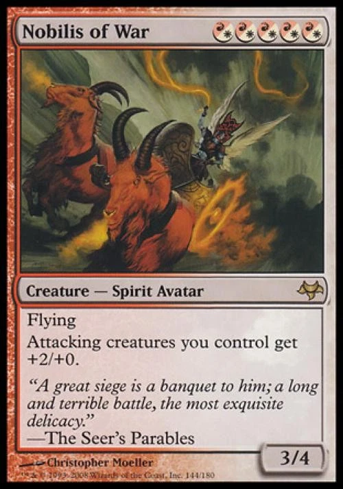 Nobilis of War - Medium Play MTG Eventide - Image 1 of 1