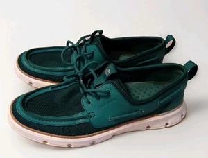 Cole Haan 4.Zerogrand Regatta Men's 12 M Teal Green Casual Boat Shoes C35977 - Picture 1 of 11
