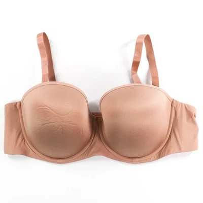 ThirdLove Bra Size 48B Classic Strapless Solid Beige Padded 24/7 Third Love UW - Image 1 of 4