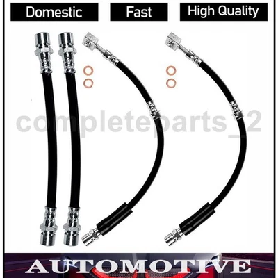 Manguera hidráulica de freno para Saturn L100 Sunsong 2001-2002 4 piezas Foto 1 de 4