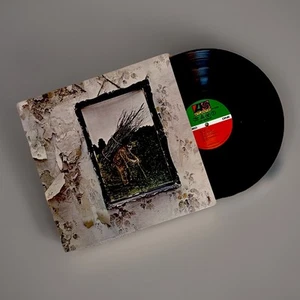 LED ZEPPELIN IV 180g Vinyl LP 2014 w/Insert Atlantic Records R1-535340 VG+/VG+ - Picture 1 of 11