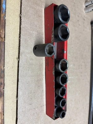 MAC TOOLS 3/8" Drive 6-PT SAE Juego de enchufes de impacto 8 piezas EE. UU. Foto 1 de 2