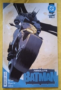 Absolute Batman # 1 Cover A 3rd Printing Nick Dragotta Dc Comics Usa - Foto 1 di 2