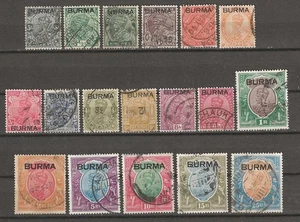 Birmania 1937 SG 1/18 USADO - Imagen 1 de 1