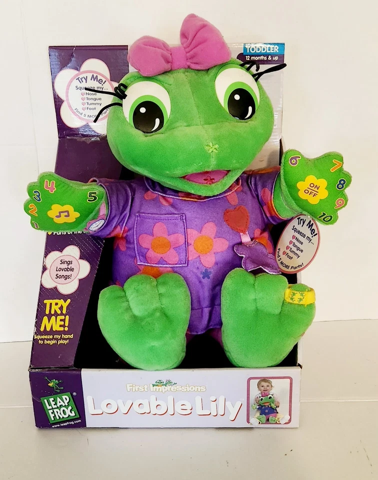 VTG Leap Frog LOVABLE LILY Musical Talking Singing Educational Plush NIB Works! - Image 1 of 4