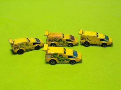 Lote de 4 autos diecast Hot Wheels 1976 Spoiler Sport Incredible Hulk. Foto 1 de 4