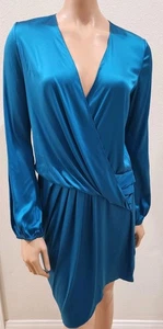 Ramy Brook Sari Kleid Langarm blau neu mit Etikett Small S $ 445 - Bild 1 von 7