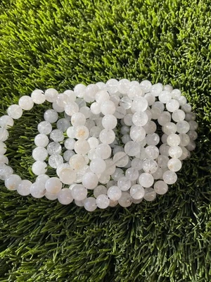 Herkimer Bead Bracelet Natural Herkimer Diamond Crystal Gemstone - Image 1 of 4